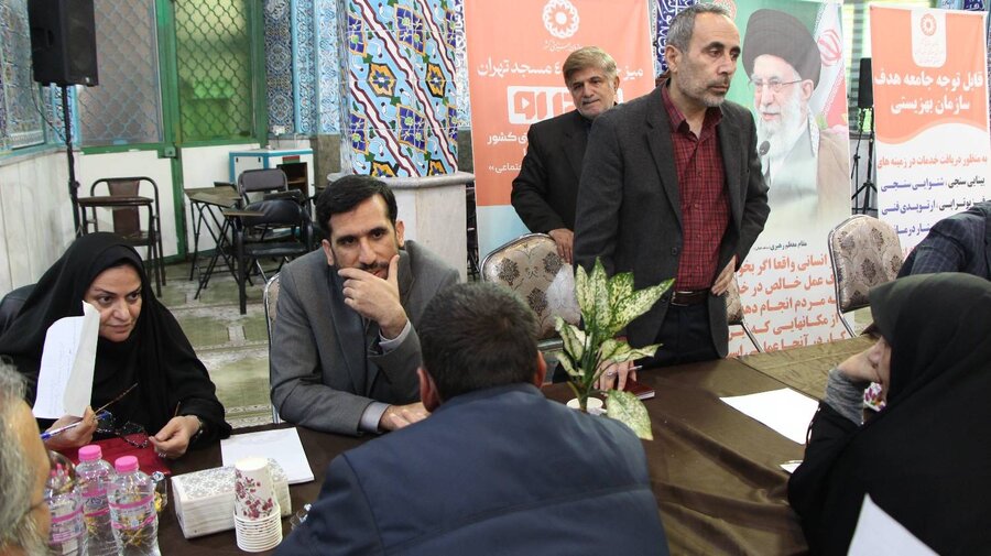 دیدار صمیمانه رئیس سازمان بهزیستی کشور با مردم دیدار صمیمانه رئیس سازمان بهزیستی کشور با مردم