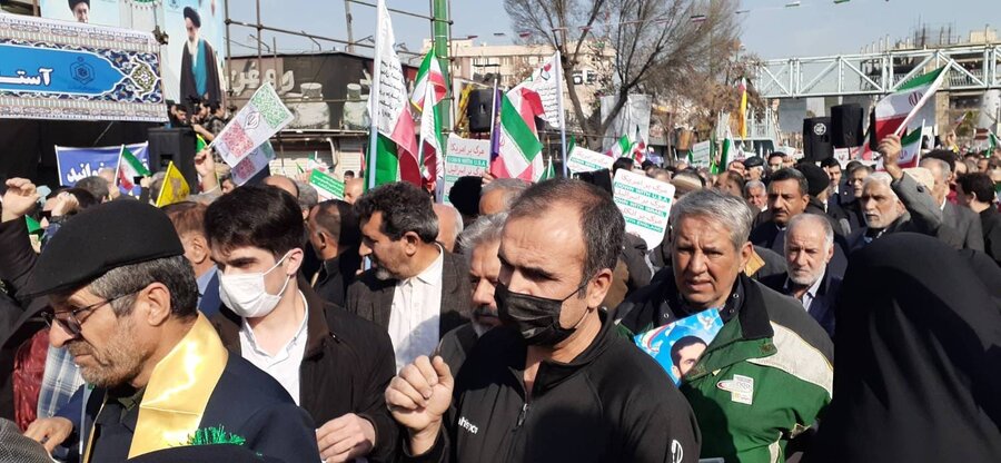 شهرری | شرکت در راهپیمایی ۲۲ بهمن