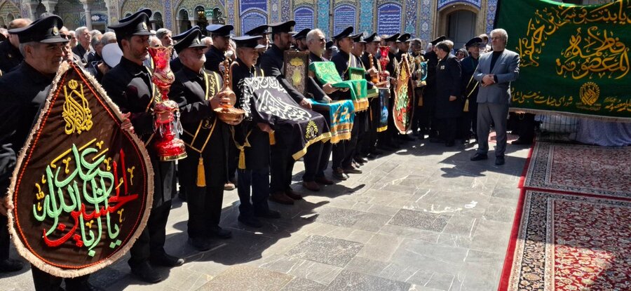 شهرری | کارکنان بهزیستی ری در آیین سالروز وفات حضرت عبدالعظیم حسنی (ع) حضور یافتند