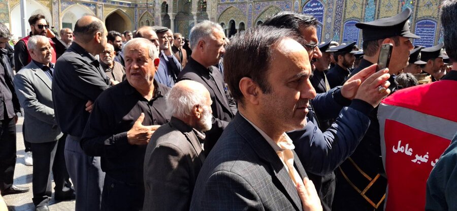 شهرری | کارکنان بهزیستی ری در آیین سالروز وفات حضرت عبدالعظیم حسنی (ع) حضور یافتند