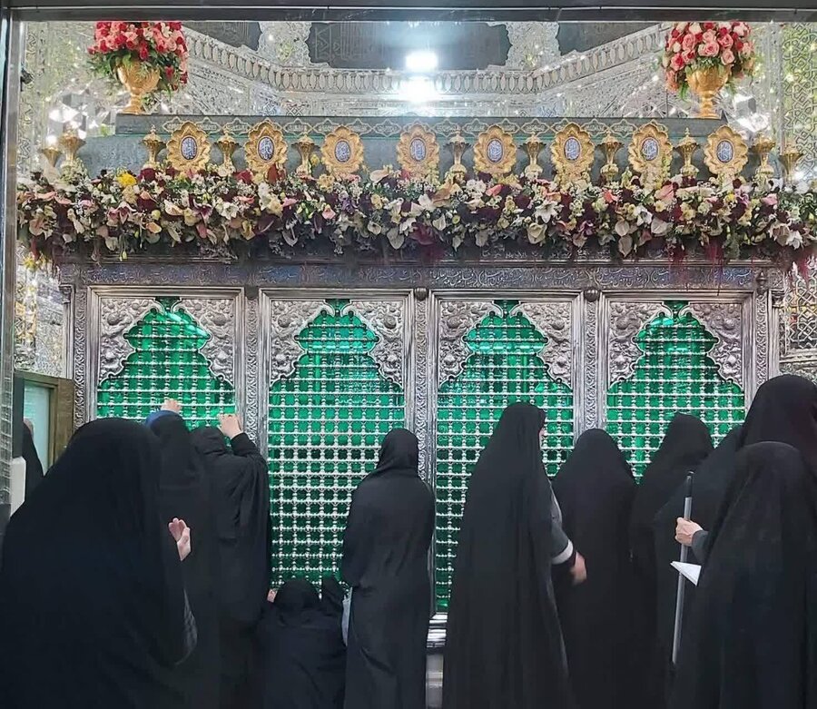 شهرری | برگزاری مراسم زیارت مادر و دختری به مناسبت دهه کرامت در حرم حضرت عبدالعظیم (ع) شهرری | برگزاری مراسم زیارت مادر و دختری به مناسبت دهه کرامت در حرم حضرت عبدالعظیم (ع)