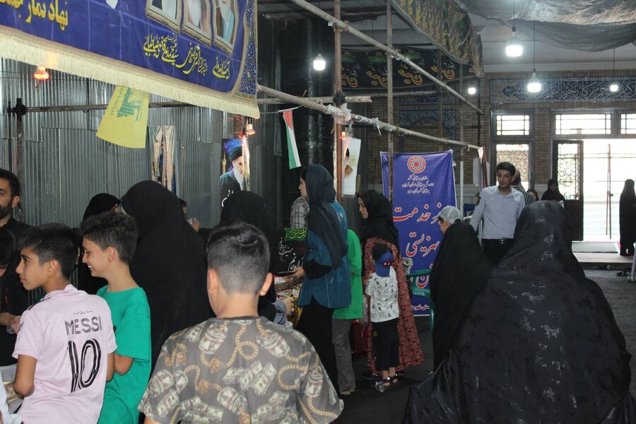 شهرری |سخنرانی قبل از خطبه نماز جمعه و برپایی نمایشگاه در بخش کهریزک شهرری |سخنرانی قبل از خطبه نماز جمعه و برپایی نمایشگاه در بخش کهریزک