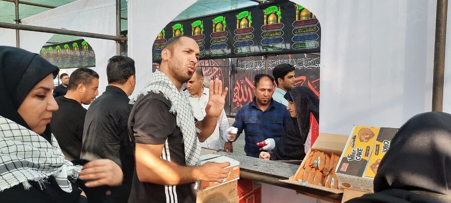 شهرری | برپایی موکب و خدمت‌رسانی به جاماندگان اربعین حسینی